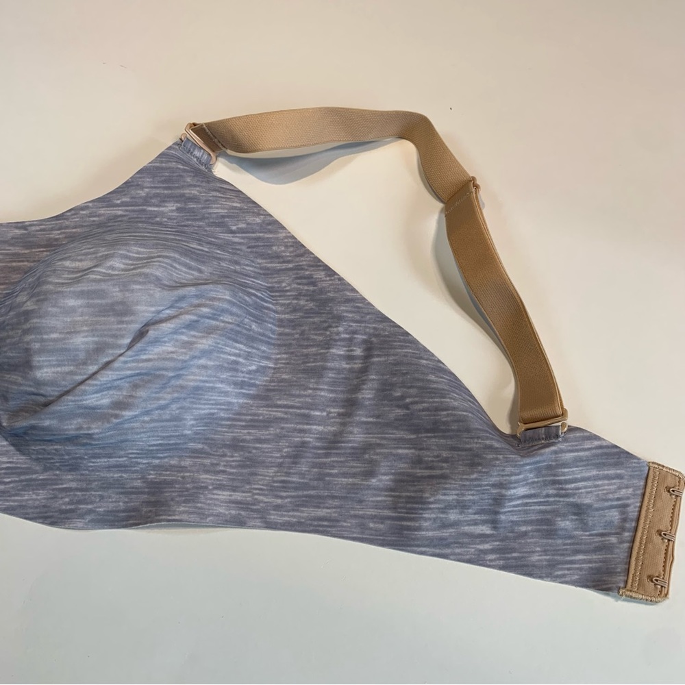 Size 6 Knix reversible nude and blue padded evolution bra - Picture 10 of 14